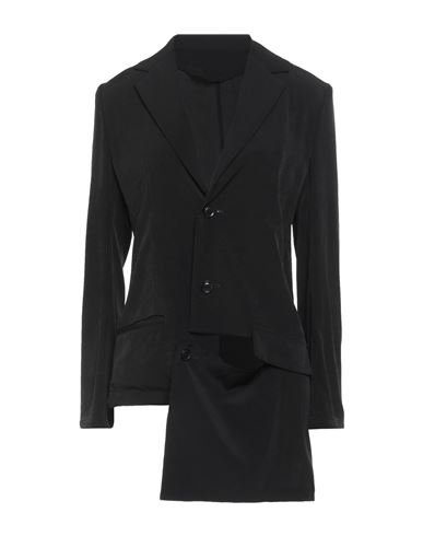 Y's Yohji Yamamoto Woman Blazer Black Size 2 Triacetate, Polyester In Black