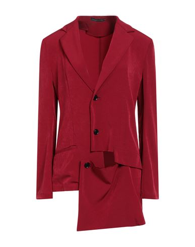 Y's Yohji Yamamoto Woman Blazer Brick Size 2 Triacetate, Polyester In Red