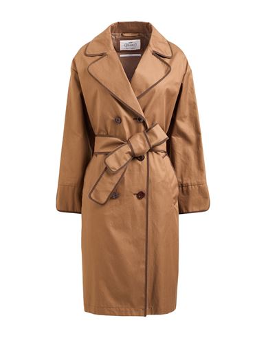 Herno Rain Collection Woman Overcoat & Trench Coat Brown Size 6 Cotton, Viscose In Brown