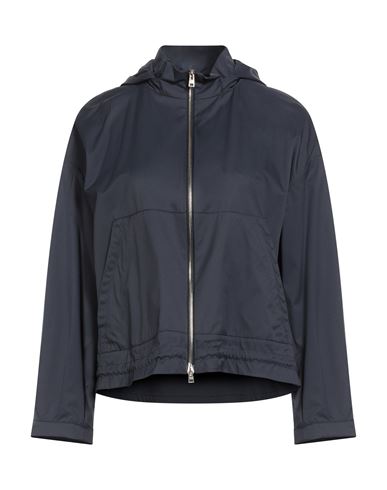 Herno Globe Woman Jacket Navy Size 6 Polyamide In Blue