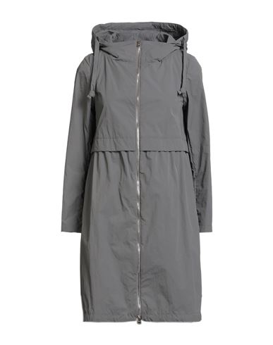 Herno Globe Woman Overcoat & Trench Coat Grey Size 4 Polyamide In Gray