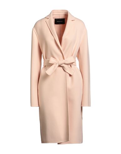 Fabiana Filippi Woman Coat Blush Size 6 Virgin Wool, Cashmere In Neutral