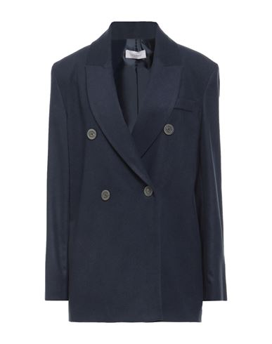 Motel Woman Coat Midnight Blue Size M Polyester, Viscose, Elastane In Blue