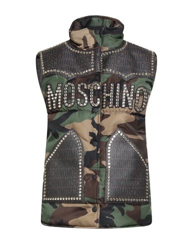 Moschino Couture Woman Vest Brown Size 6 Polyamide, Polyurethane, Polyester, Cotton