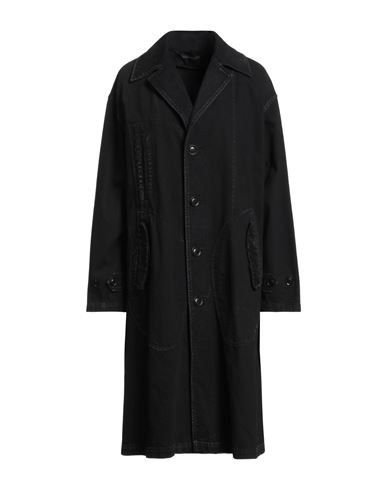 Y's Yohji Yamamoto Woman Denim Outerwear Black Size 2 Cotton In Black