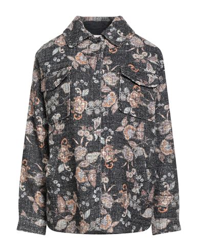 Liu •jo Woman Jacket Charcoal Size 6 Polyester In Gray