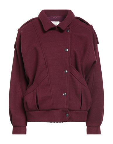 Dixie Woman Jacket Burgundy Size S Polyester, Acetate, Wool In Burgundy
