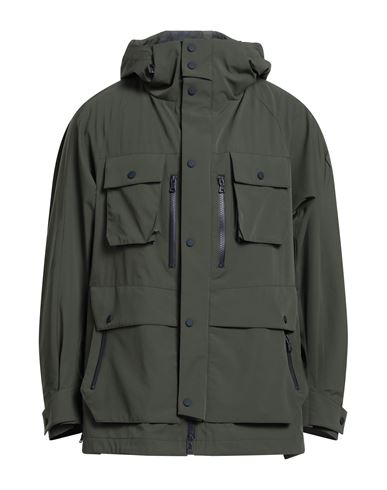 Paul & Shark Man Jacket Military Green Size M Polyester, Elastane In Green