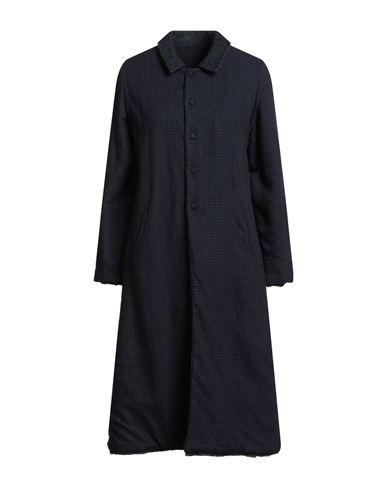Eka Woman Coat Midnight Blue Size M Wool In Blue