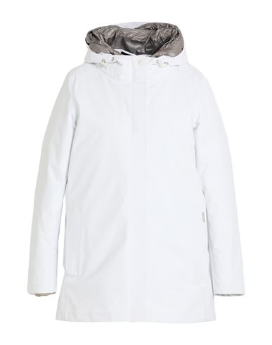 Herno Laminar Woman Coat Off White Size 6 Polyester, Ptfe - Polytetrafluoroethylene In White