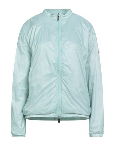 Pyrenex Woman Jacket Sky Blue Size 10 Polyamide In Blue