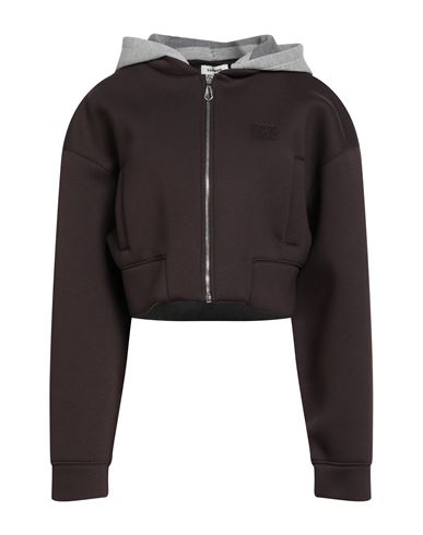 Sandro Woman Sweatshirt Chocolate Brown Size 3 Viscose In Brown