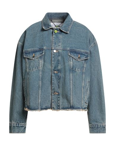 Barrow Man Denim Outerwear Blue Size M Cotton In Blue