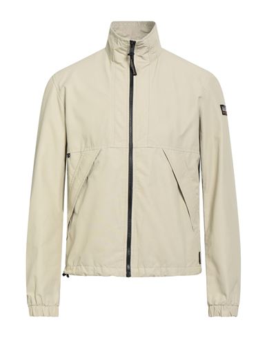 Napapijri Man Jacket Beige Size S Cotton, Polyamide In Neutral