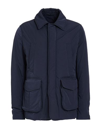 Montedoro By Slowear Man Jacket Navy Size 44 Polyamide In Blue