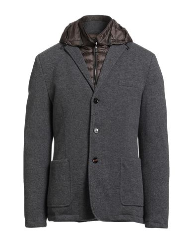 Moorer Man Jacket Grey Size 44 Virgin Wool, Cashmere, Polyamide In Gray