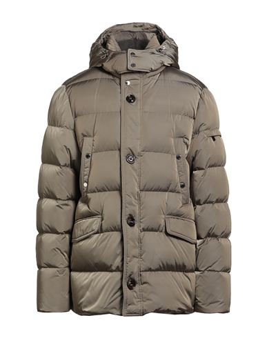 Moorer Man Puffer Khaki Size 46 Polyamide In Blue