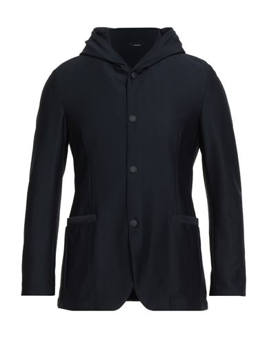 Tombolini Man Jacket Midnight Blue Size 44 Polyamide, Elastane In Blue