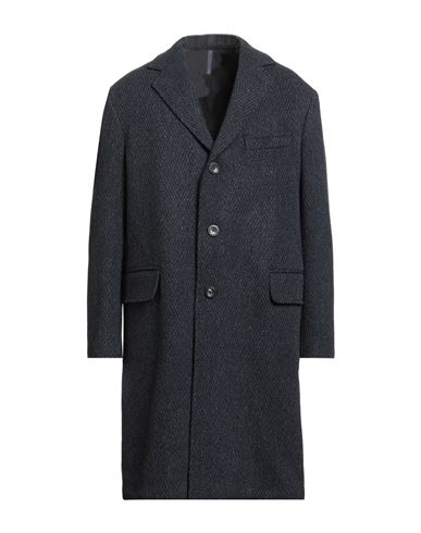 Montedoro By Slowear Man Coat Navy Size 44 Virgin Wool, Cashmere In Blue