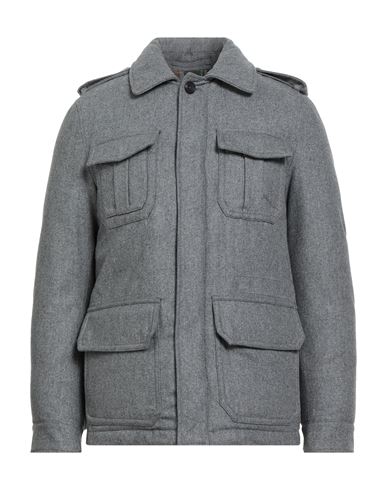 Montedoro By Slowear Man Puffer Grey Size 46 Virgin Wool In Gray