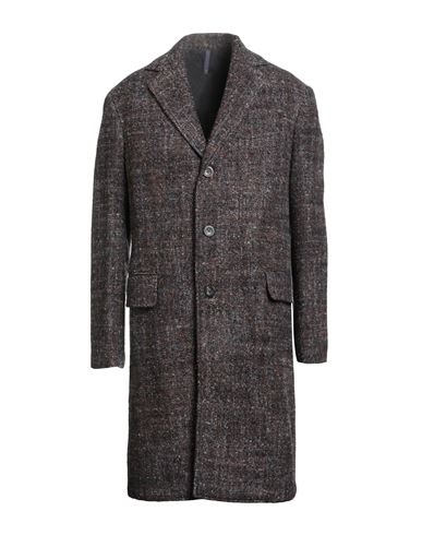Montedoro By Slowear Man Coat Brown Size 44 Virgin Wool, Polyamide In Gray