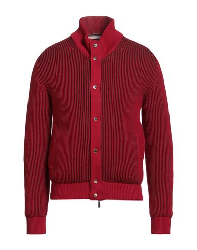 Moorer Man Puffer Red Size 42 Virgin Wool In Red