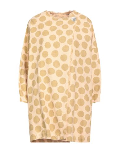 Alessia Santi Woman Overcoat & Trench Coat Beige Size 10 Cotton, Elastane In Nude