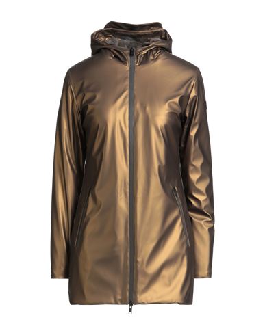 Homeward Clothes Woman Jacket Bronze Size S Polyester, Polyurethane In Brown