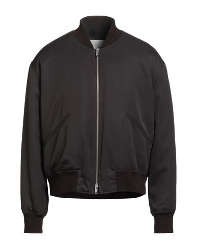 Jil Sander Man Jacket Dark Brown Size 40 Virgin Wool In Brown