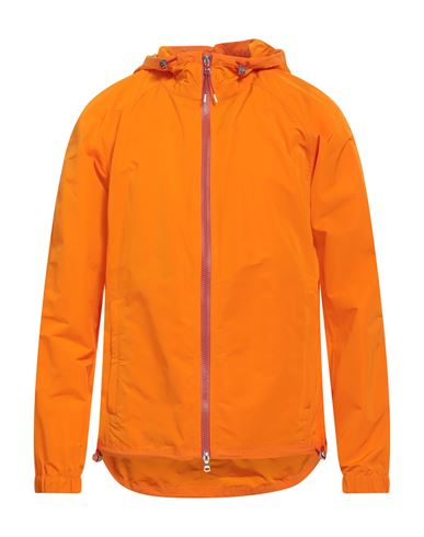 Orlebar Brown Man Jacket Orange Size Xxl Polyester In Orange