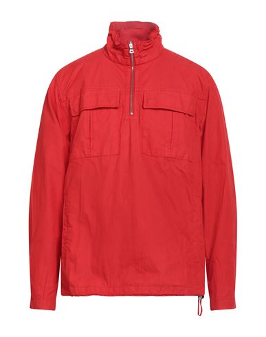 Orlebar Brown Man Jacket Red Size Xl Cotton, Polyamide In Red