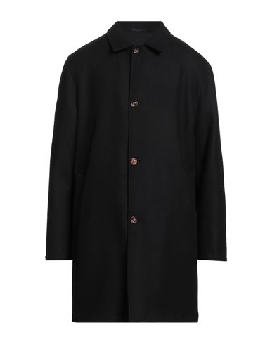 Kired Man Coat Black Size 46 Polyamide, Virgin Wool, Cashmere In Black