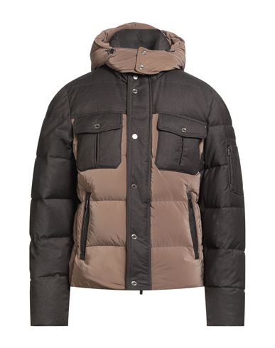 Moorer Man Puffer Camel Size 42 Polyamide, Polyester In Brown