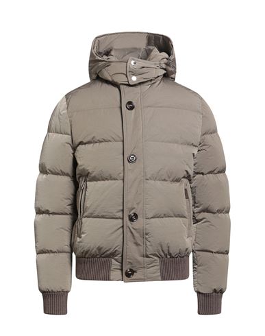 Moorer Spbacco Hooded Down Jacket In Brown