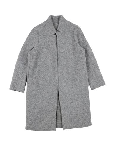 Cucù Lab Toddler Girl Coat Grey Size 4 Wool, Polyester, Cotton, Polyamide In Gray