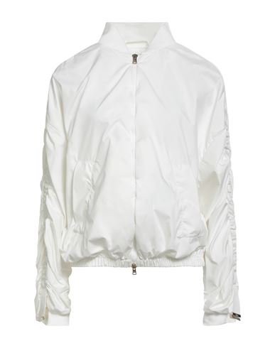 Herno Woman Jacket White Size 10 Polyester In White