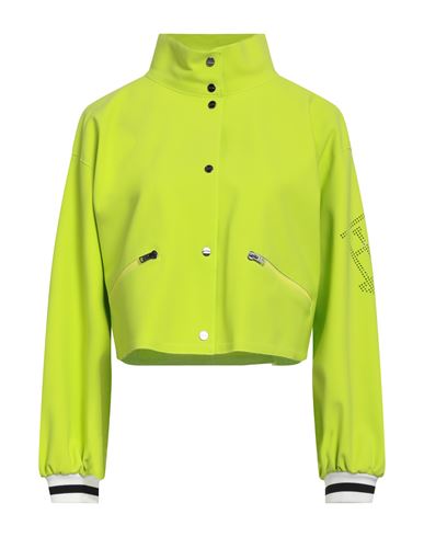 Herno Woman Jacket Lime Green Size 8 Polyamide, Elastane In Green