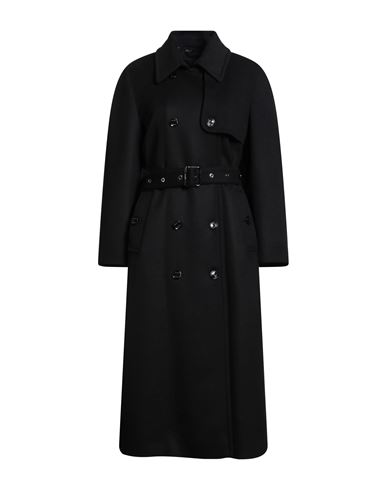 Moorer Woman Coat Navy Size 10 Wool, Cashmere In Blue