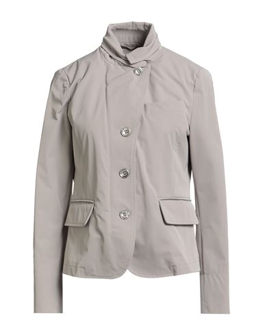 Moorer Woman Jacket Light Grey Size 6 Polyethylene In Gray