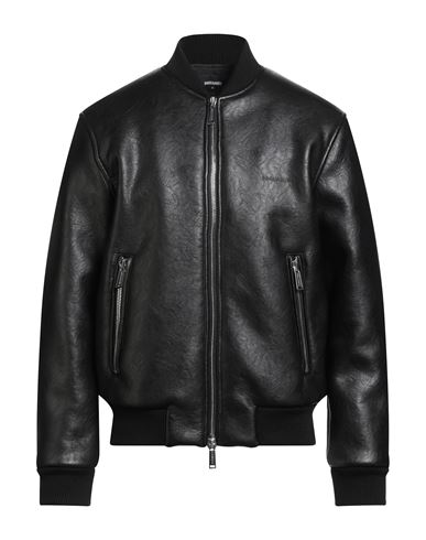 Dsquared2 Man Jacket Black Size 42 Polyester, Viscose, Polyurethane In Black