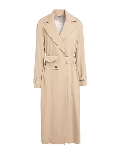 Agnona Woman Overcoat & Trench Coat Beige Size 8 Wool, Elastane In Metallic