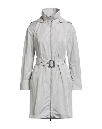Moorer Woman Overcoat & Trench Coat Light Grey Size 10 Polyester In Gray