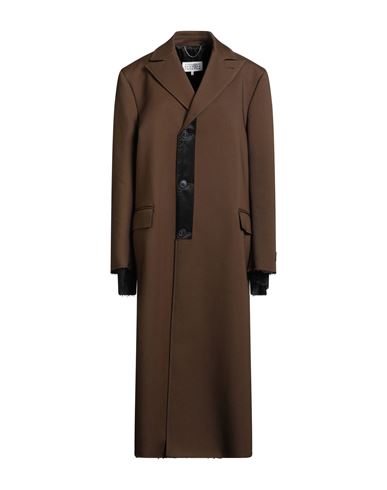 Mm6 Maison Margiela Woman Coat Military Green Size 4 Polyester In Green