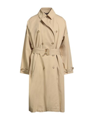 Patrizia Pepe Woman Overcoat & Trench Coat Beige Size 10 Cotton In Neutral