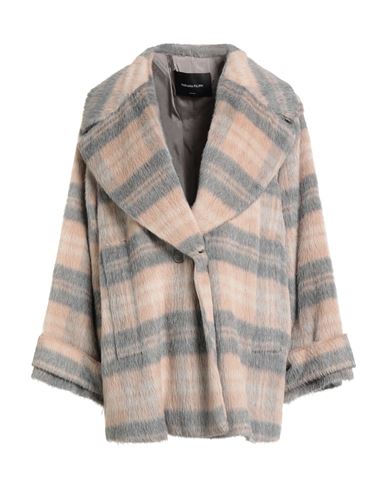 Fabiana Filippi Woman Coat Blush Size 6 Alpaca Wool In Neutral