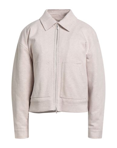 Peserico Woman Jacket Beige Size 6 Cotton, Virgin Wool, Nylon In Neutral