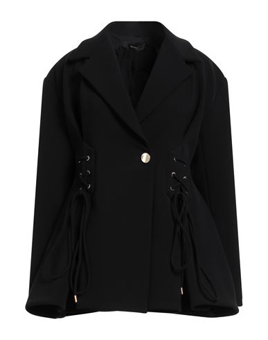 Ellery Woman Coat Black Size 4 Polyester, Polyurethane In Black