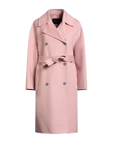 Fabiana Filippi Double-breasted Coat In Pink