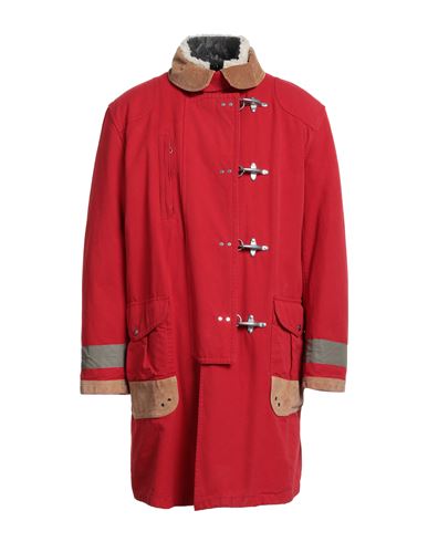 Fay Archive Man Coat Red Size Xxl Cotton In Red