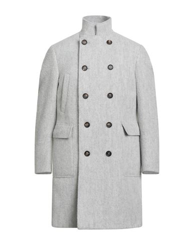 Eleventy Platinum Man Coat Light Grey Size 38 Alpaca Wool, Polyamide, Wool In Gray